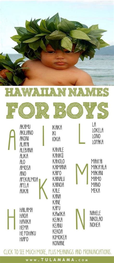 50 Hawaiian Baby Names